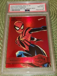 SPIDER-GIRL Mayday Parker '22 MARVEL METAL U. 🔥PRECIOUS METAL GEMS🔥 /100 PSA 8 - Picture 1 of 15