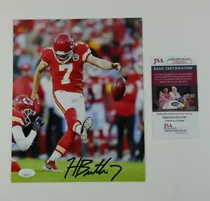 Harrison Butker signed 8x10 Foto Kansas City Chiefs handsigniert JSA COA - Bild 1 von 5