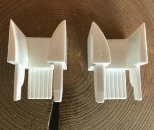 MENKE Neues AngebotRollladen Einlauftrichter Reparatur Satz 2 ST. PVC Rechts und Links 37mmx 31 mm