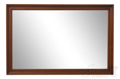 F56037EC: HENKEL HARRIS Rectangular Cherry Dresser Mirror Cover