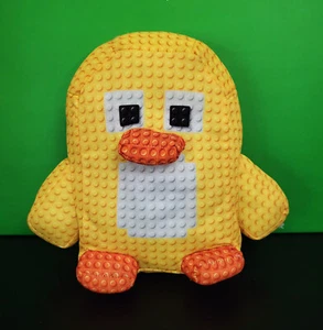 Nanco Yellow Pixel Block Penguin 8" Plush Stuffed Animal - Picture 1 of 2