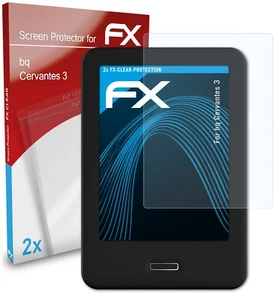 atFoliX 2x Film Protection d'écran pour bq Cervantes 3 Protecteur d'écran clair - Photo 1/9