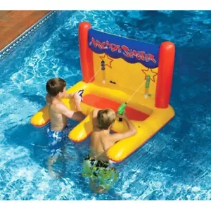 Swimline 45" Inflatable Arcade Shooter Target Swimming Pool Game with Squirters - Picture 1 of 3