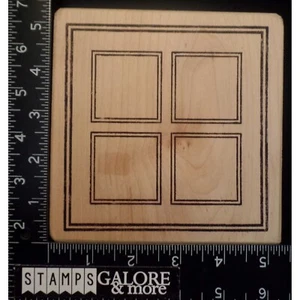 Estampillas de goma CC XL MARCO BORDE Y CUATRO CUADROS VENTANA #2883 - Imagen 1 de 2