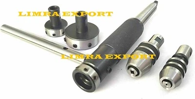 2MT Lathe Tailstock Tap And Die Holder set Sliding Floating Type MT2 Shank INCH - Image 1 of 4