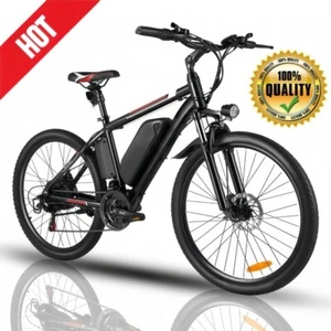26 Zoll E-Mountainbike 21-Gänge 250W 48V Elektrofahrrad Herren Damen E-Bike NEU - Bild 1 von 11