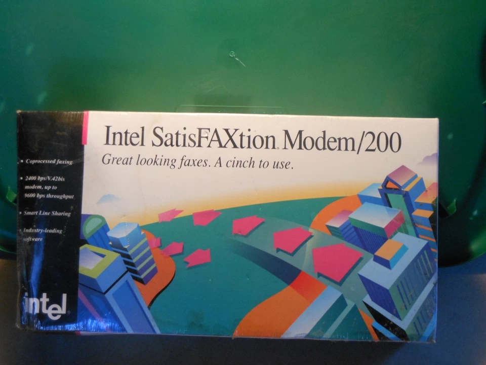 "NEW" Intel SatisFAXtion Modem/200 internal micro channel modem - Image 1 of 3