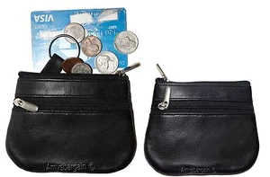 Lote de 2. Mujer Cuero Cambio Monedero Bolso Monedero Mujer’s Cartera Bolso Mini Bolsa BN - Imagen 1 de 12