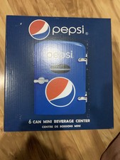 Pepsi Portable 6-can Mini Fridge, MIS133PEP, BLUE