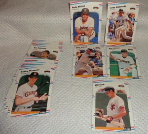 SAN FRANCISCO--1988 FLEER TEAM SET--WILL CLARK--MATT WILLIAMS--KOSTENLOSER VERSAND - Bild 1 von 2
