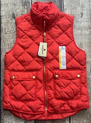 Chaleco WOOLRICH ACOLCHADO CREMALLERA COMPLETA PLUMÓN ROJO DORADO MUJER MEDIANO NUEVO CON ETIQUETAS NUEVO CON ETIQUETAS Foto 1 de 4