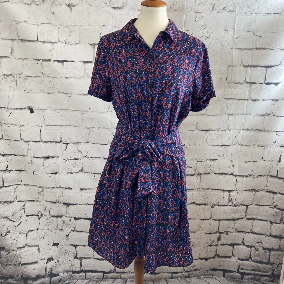 Vestido Camisa ECRU Keaton Mujer Grande Seurat Multicolor Manga Corta 6232WT Foto 1 de 4