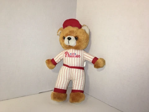 Phillies MLB Plush Teddy Bear 10 inches Cover