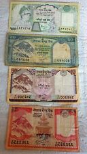 NEPAL 100,50,10 &5 Rupees (2012)  Banknote Paper Money