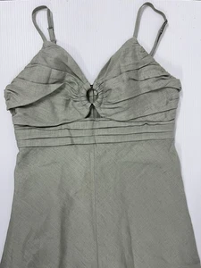 WISH The Label  BNWOT Sage Linen Palma Midi Dress Size XS/6 perfect condition - Picture 1 of 4