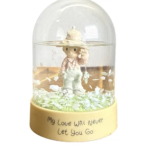Vintage Precious Moments Snow Globe My Love Will Never Let You Go -mint! - Picture 1 of 6