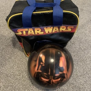 Brunswick Star Wars Bowling Ball ROTS Darth Vader Viz-A-Ball mit Tasche Vintage USA - Bild 1 von 5