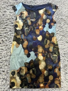 Lafayette 148 Damenkleid 16 Josette Etui aquatisch New York Cocktail Delft neu mit Etikett - Bild 1 von 13