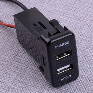 1x podwójna ładowarka USB adapter ładowania pasuje do Toyota Cruiser Highlander 4Runner - Zdjęcie 1 z 6