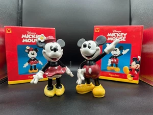 Vintage Disney Mickey & Minnie Mouse Figurines by Enesco -w/ Original Boxes Rare - Picture 1 of 6