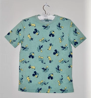 NWT Disney Amazon Essentials Boys Heather Green Characters SS T-Shirt sz 10 - Image 1 of 4