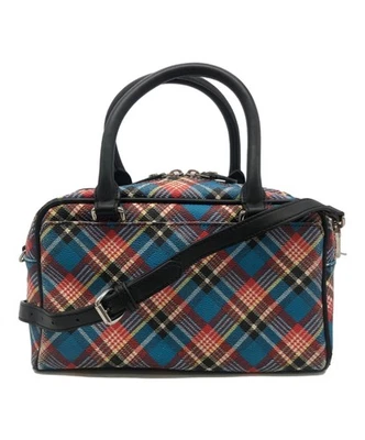 Vivienne Westwood 2way Handbag Shoulder Tote Plaid pattern 16 x 27 x 14cm - Image 1 of 4