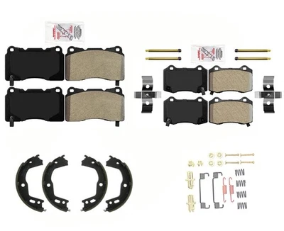AmeriPRO Semi Met Brake Pad w Brembo 4 Piston for Hyundai Genesis Coupe 2010-16 - Image 1 of 4