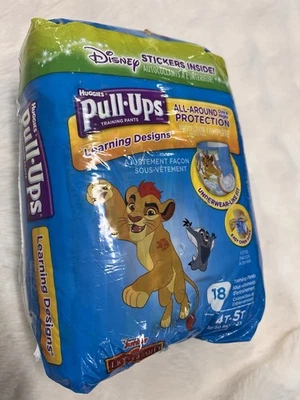 Pantalones de Entrenamiento Huggies Pull-Ups Disney Rey León 4t 5t 18 unidades Abierto leer Foto 1 de 4