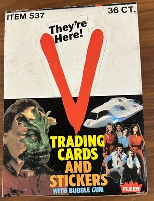 1984 V FULL WAX BOX (36 CARD PACKS) FLEER MOC FROM A CASE - Image 1 of 4