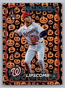 2024 Topps Update #US143 Trey Lipscomb Holiday Jack O'Lanterns - Picture 1 of 2