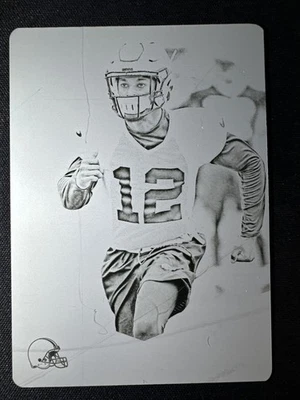2018 Panini Plates & Patches Denzal Ward Printing Plate 1/1 Donruss Elite Browns - Image 1 of 2