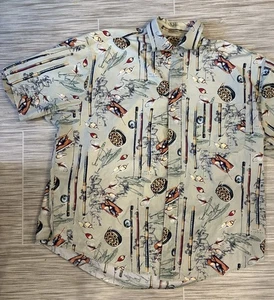 Men’s Button up Collared Fishing Shirt  - Picture 1 of 8