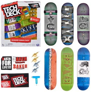 , Sk8shop Fingerboard Bonus Pack, Collectible and Customizable Mini Skateboar... - Imagen 1 de 8