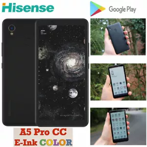 4G Hisense A5 PRO CC Colour E Ink Screen Reader Smartphone Mobile Phone 6+128GB - Picture 1 of 12