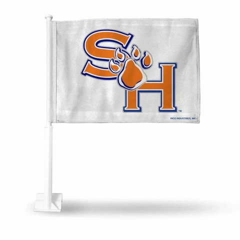 Sam Houston Bearkats 11X14 Window Mount 2-Sided White Car Flag Cover