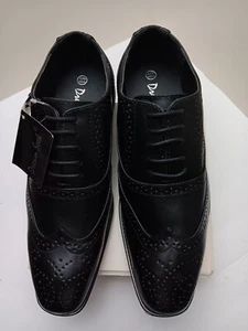 Dream Seek Sz. 6.5 DR701 Teens Dress Shoes Black New with Tags - Picture 1 of 7