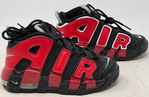 Kid's Nike Air More Uptempo Black/University Red (DM0019 001) - Picture 1 of 5