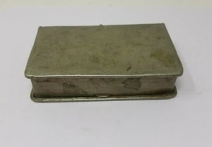 Original Brass Hand Carved Antique Betel Nuts Supari Box Rare Cigar Case Box - Picture 1 of 6