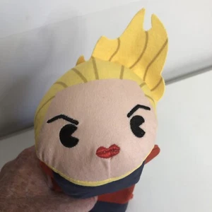 Estuche para lápices Marvel Capitana Marvel barril soporte cierre cremallera felpa Yoobi X - Imagen 1 de 6