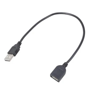 11.81inch Power Cable USB Male to Female Cord for External Hard Drive Printer - Photo 1/8