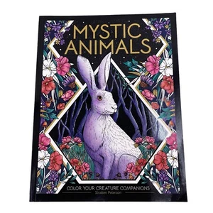 Adult Coloring Book Mystic Animals Color Your Creature Companions Paperback - Imagen 1 de 7