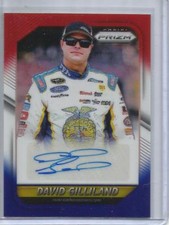 David Gilliland 2016 Panini Prizm Red-White-Blue Autograph #11/25