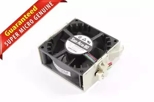 Lot of 2 Supermicro SANYO 80mm 4-pin Cooling Fan 9G0812P1G09 FAN-0094L4 - Picture 1 of 5