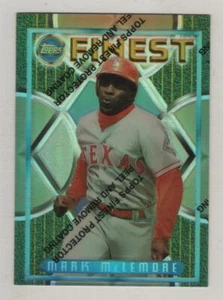 1995 Topps Finest Refractor #229 Mark McLemore Texas Rangers BV $5 - Imagen 1 de 1