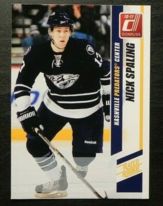 2010-11 10/11 Donruss Rated ROOKIE #268 Nick Spaling Nashville Predators - Picture 1 of 2