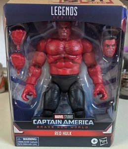 Marvel Legends Brave New World Captain America Red Hulk Deluxe Figure - Picture 1 of 3