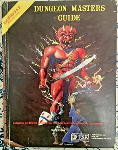 1st Edition AD&D Dungeons and Dragons - DUNGEON MASTERS GUIDE -7th Printing 1981 - Picture 1 of 11