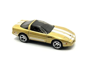 Hot Wheels Loose '84 Corvette Gold SUPER CUSTOM Wheel Swap w/Real Riders - Picture 1 of 4