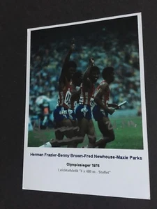 HERMAN FRAZIER 1976/1. 4-mal-400-Meter-Staffel signed Foto 10x14 Autogramm  - Bild 1 von 1