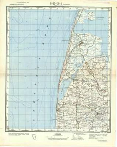 Mapas topográficos militares soviéticos rusos - HARBOORE (Dinamarca), 1:50 000, edición 1961 - Imagen 1 de 5